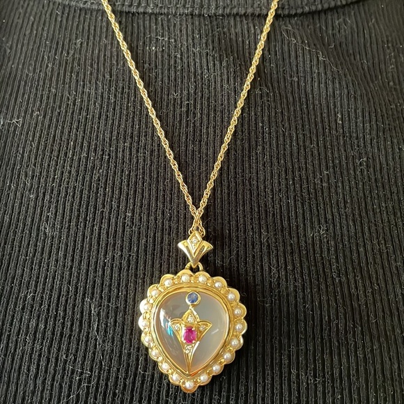 Beautiful K18 Heart Gold Necklace ~ Japan Gold❤️ - Picture 11 of 16